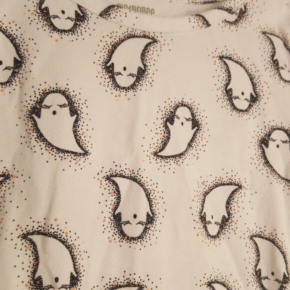 Gymboree Ghost Pattern Tunic Top Halloween - Picture 2 of 3